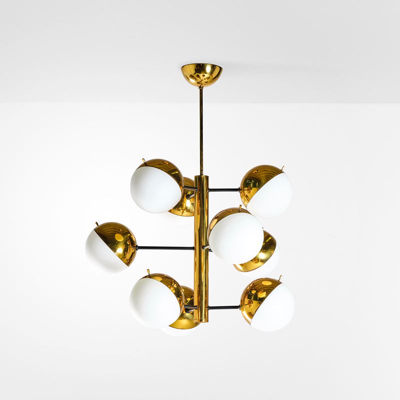 Stilnovo : Lampada a sospensione mod. 1129  - Auction Design LAB - Cambi Casa d'Aste