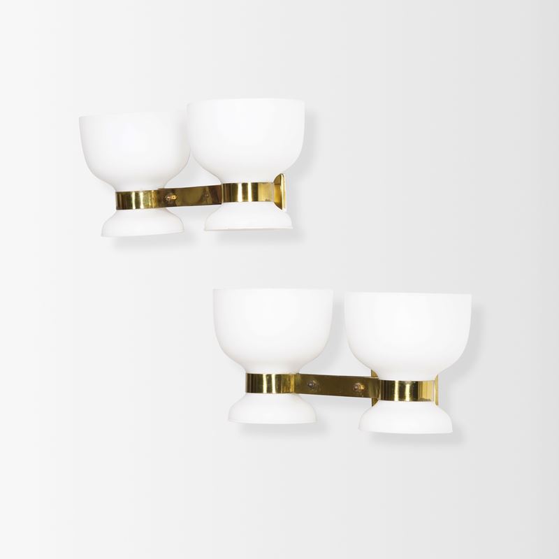 Stilnovo : Due lampade a parete  - Asta Design - Cambi Casa d'Aste