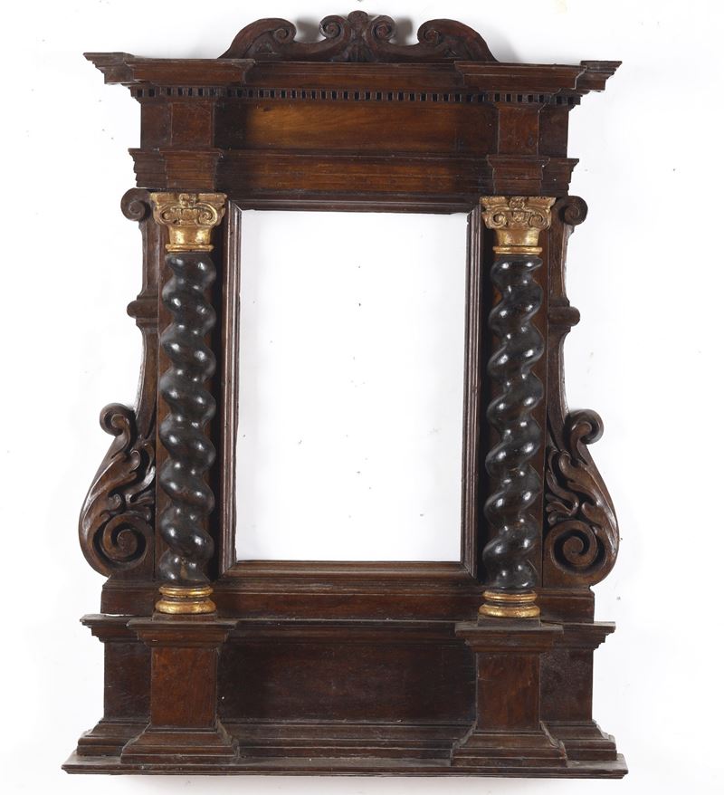 Cornice a tempietto, XVII secolo  - Auction Antique - Cambi Casa d'Aste