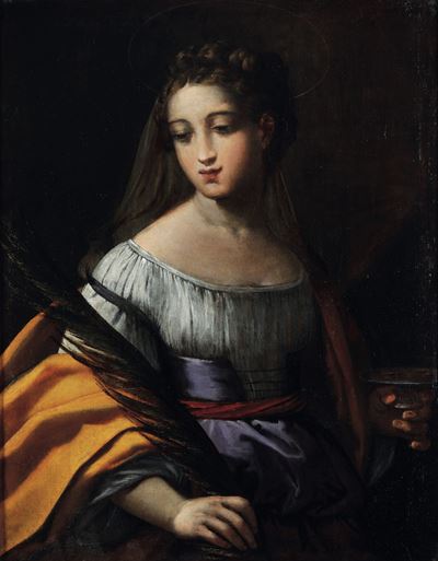 Santa Lucia, olio su tela