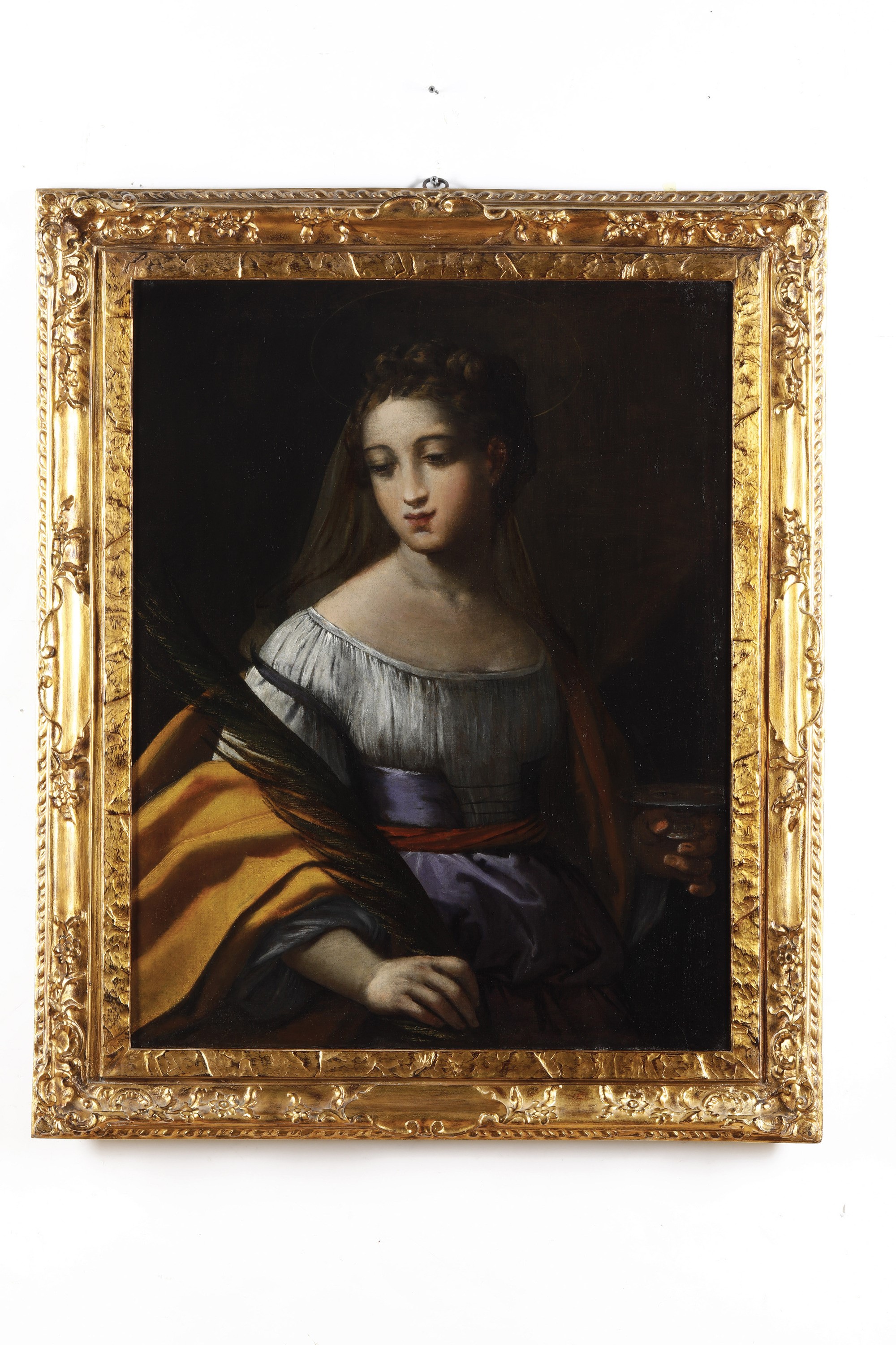 Ippolito Scarsella Detto lo Scarsellino - Santa Lucia, olio su tela