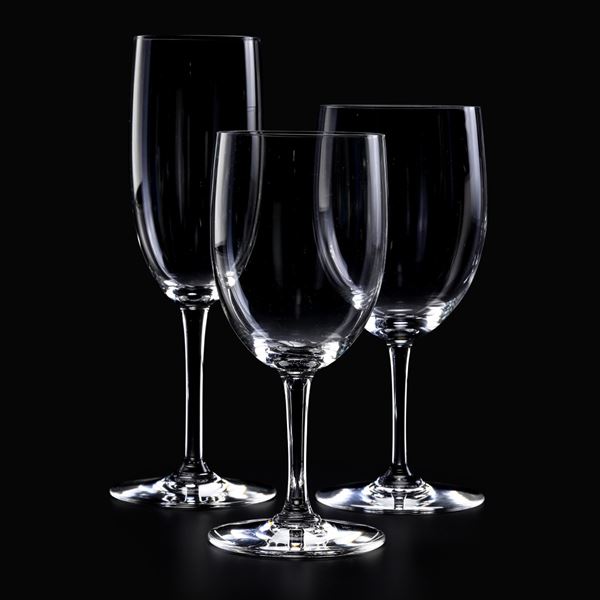 Servizio di calici “Perfection” Francia, Manifattura Baccarat, fine del XX secolo 