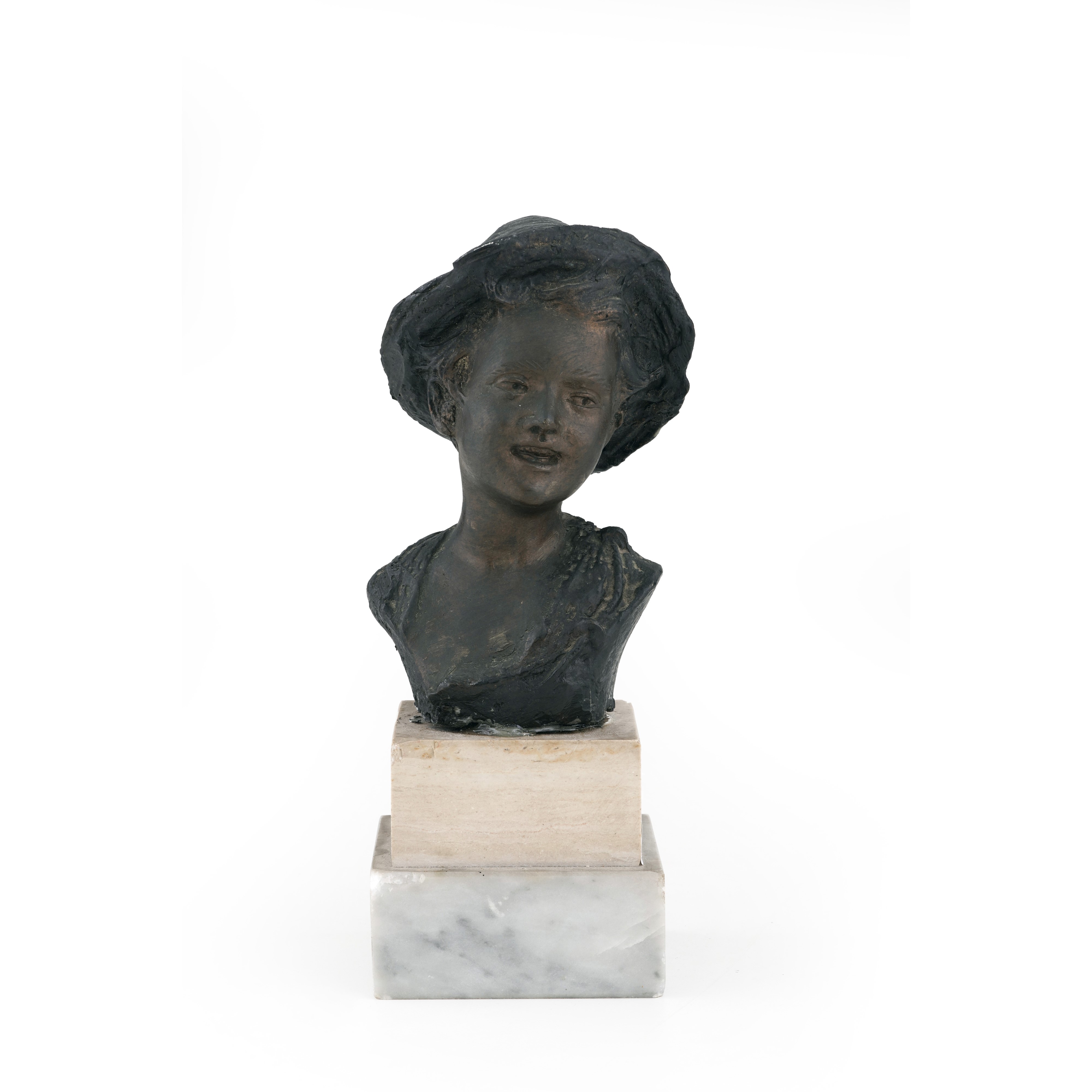 G. De Martino, Scugnizzo, bronzo fuso e patinato