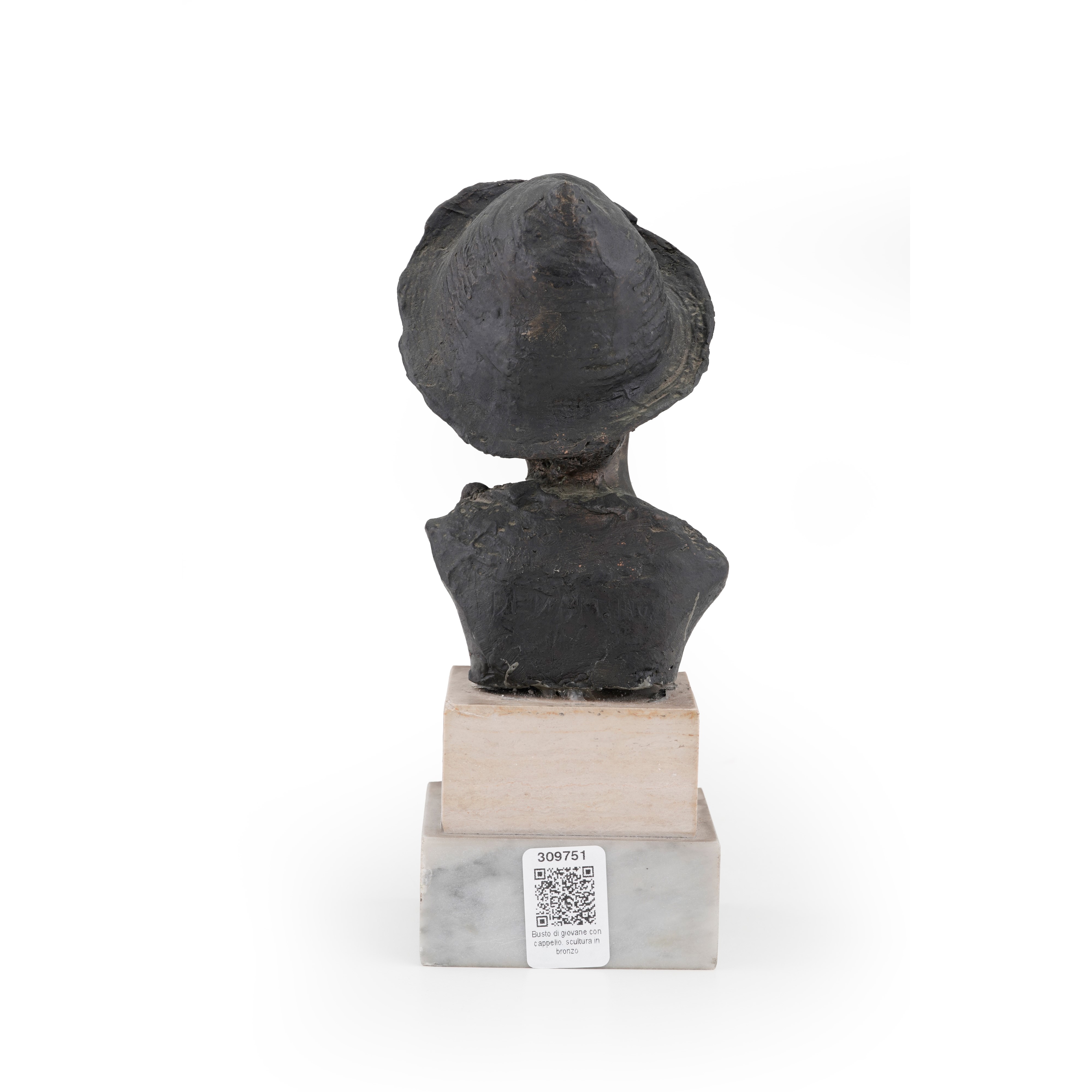 G. De Martino, Scugnizzo, bronzo fuso e patinato