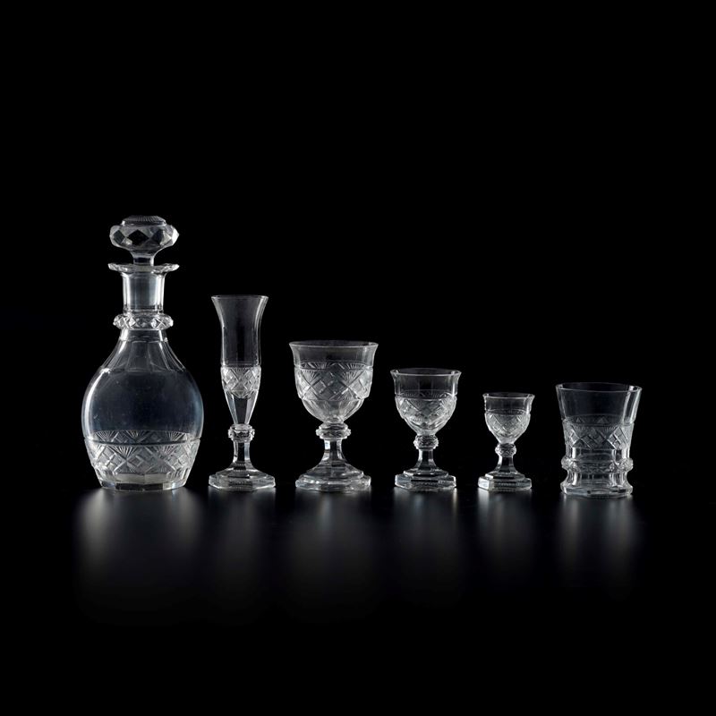 Servizio di calici, XX secolo.  - Auction The Art of the Table - Cambi Casa d'Aste