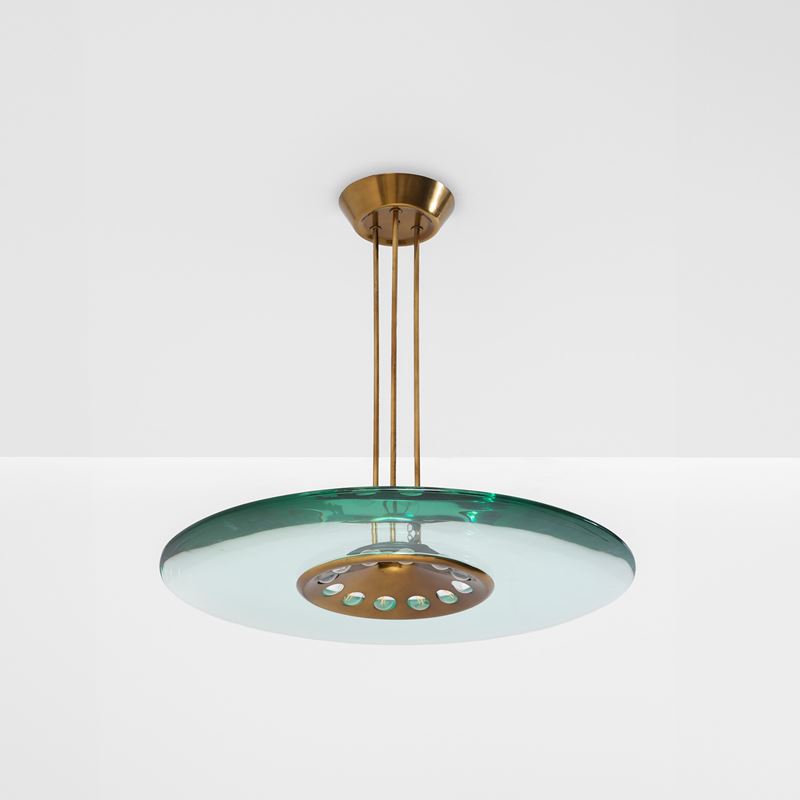 Max Ingrand : Lampada a sospensione mod. 1441.  - Auction Fine Design - Cambi Casa d'Aste