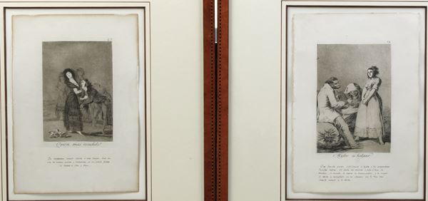 Francisco José de Goya ( 1746 - 1828)  Quien mas rendido? Mejor es holgar