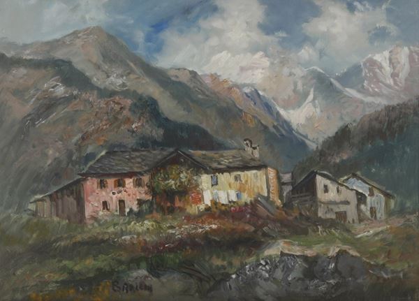 Luigi Bracchi - Paesaggio montano