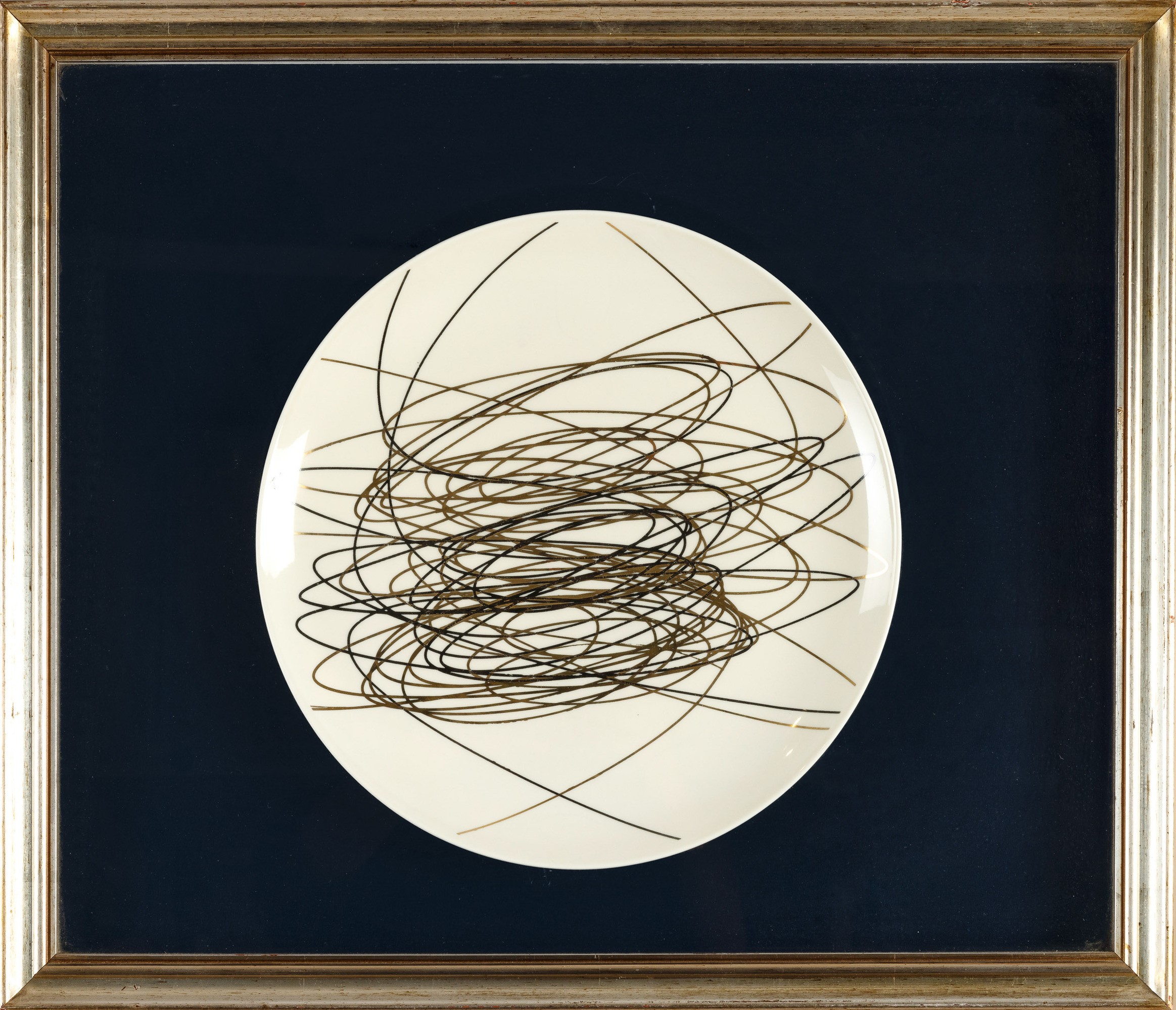 Roberto Crippa - Spirali, piatto in ceramica, 1971