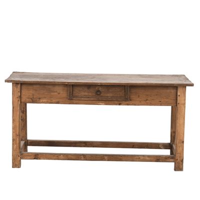 Tavolo Rustico con Gambe Riunite da Traverse
