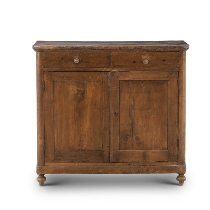 Credenza in legno. Fine del XIX secolo  - Auction Antiques - Cambi Casa d'Aste