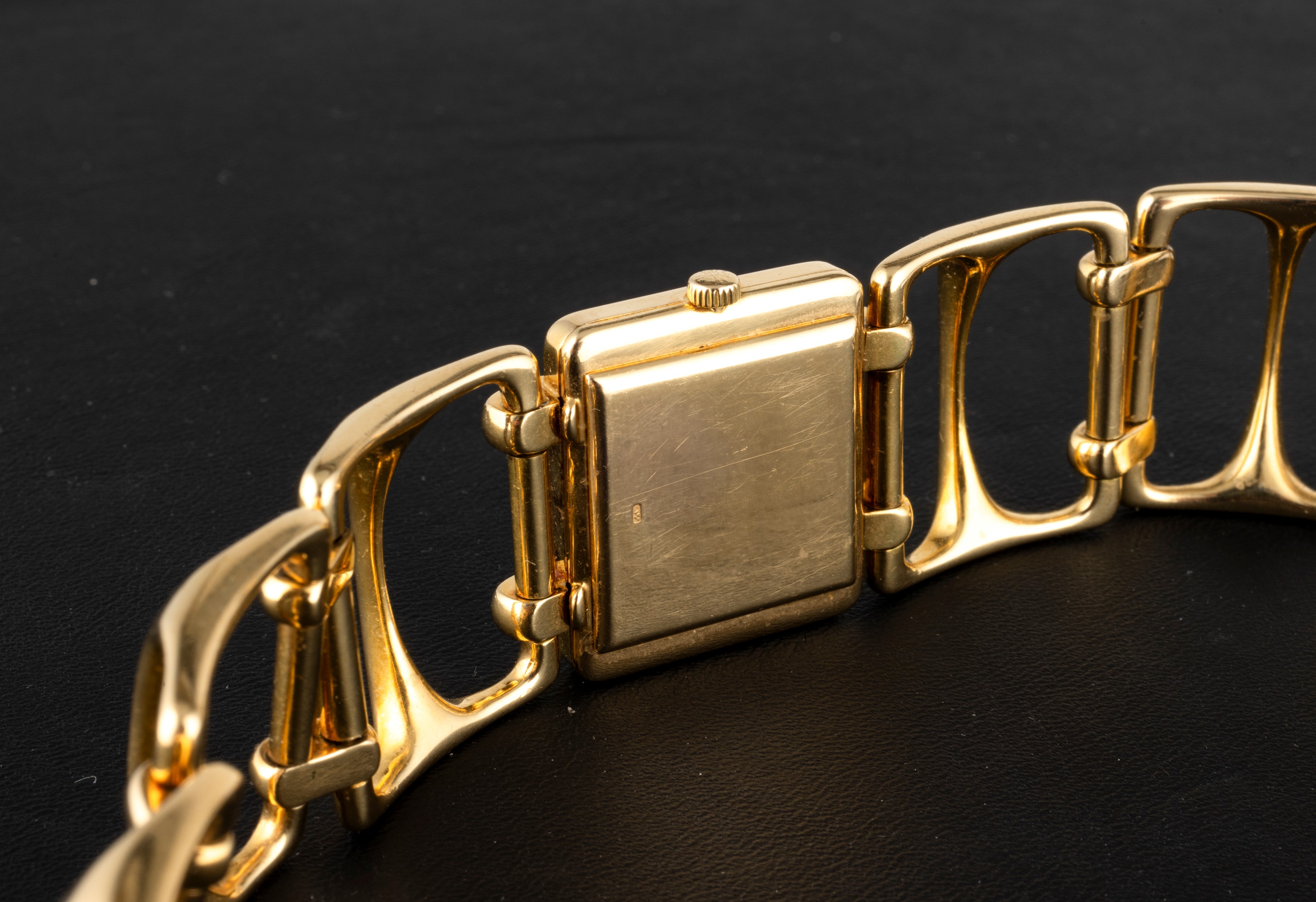 Patek Philippe - Ref 4237-1 con Bracciale a Catena in Oro Giallo 18k, Quadrante Blu Carica Manual...