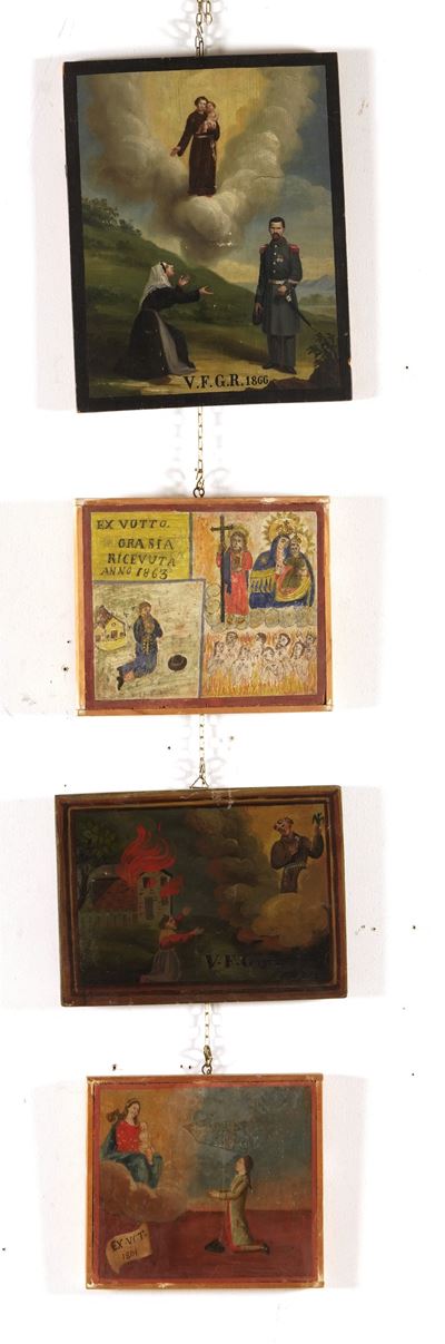 Lotto di Quattro Ex Voto