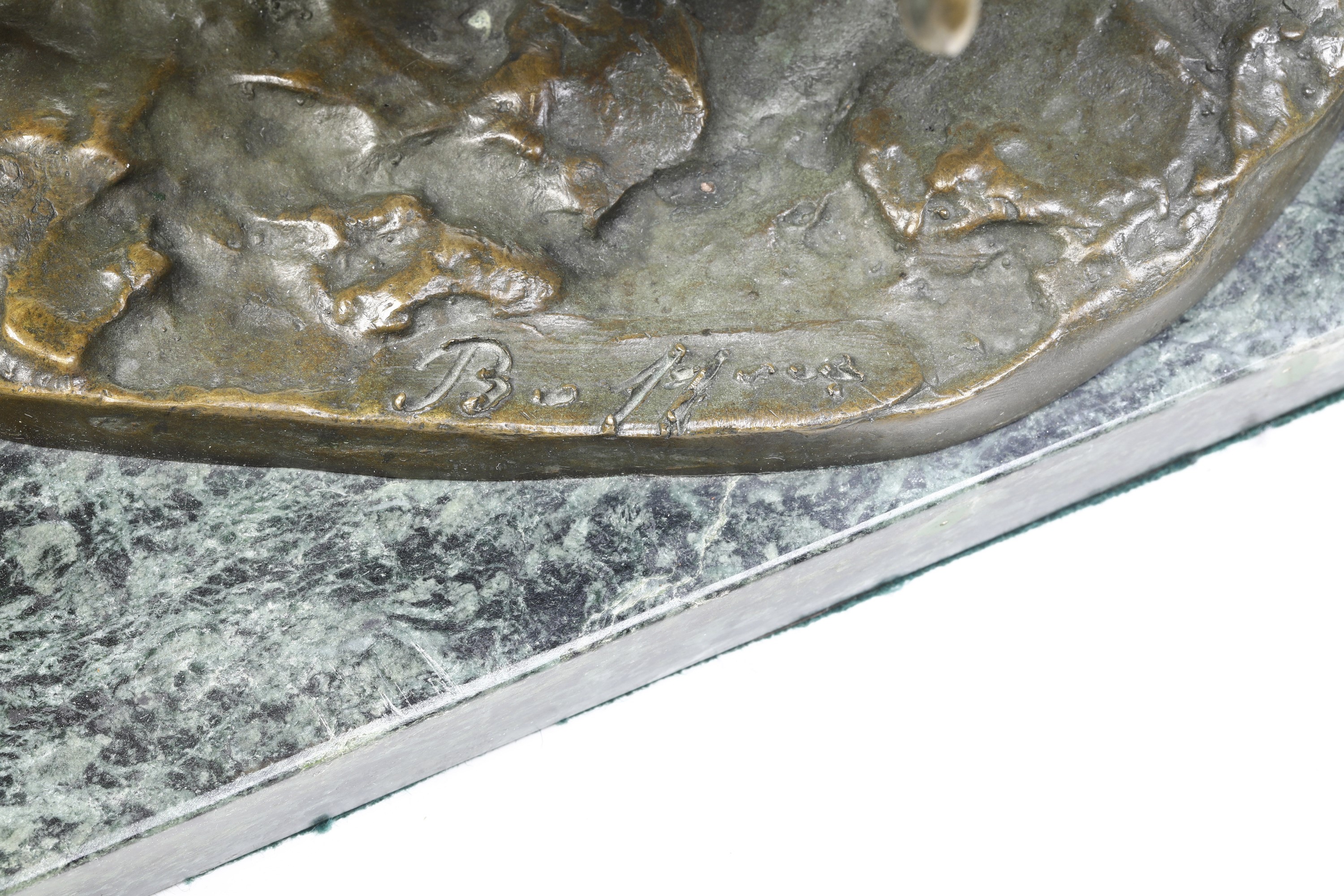 Ernesto Bazzaro - Capretta in bronzo fuso e patinato