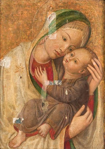 Madonna con Bambino, tempera su tavola