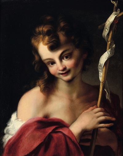 San Giovanni Battista, olio su tela