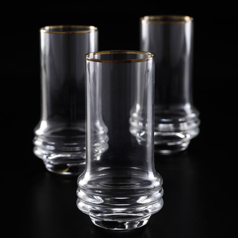 Sei tumbler. Repubblica Ceca, Manifattura Moser, ultimo terzo del XX secolo. Design di Bruno Morbelli, 1970.   - Auction Tableware and Decor - Cambi Casa d'Aste