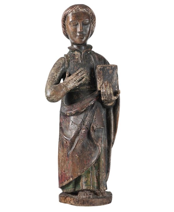 Santo con libro. Scultore ligure del XV-XVI secolo