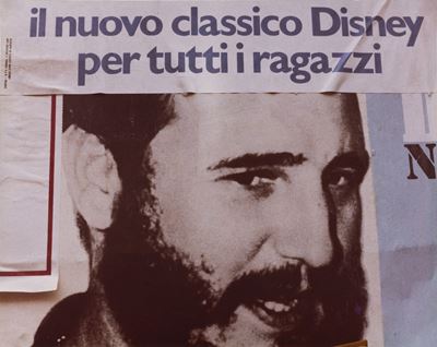 Manifesto Fidel Castro, dalla Serie “kodachrome”