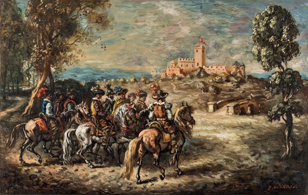 Giorgio De Chirico - Ritorno al castello avito