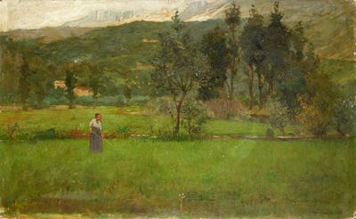 Donna sul Prato