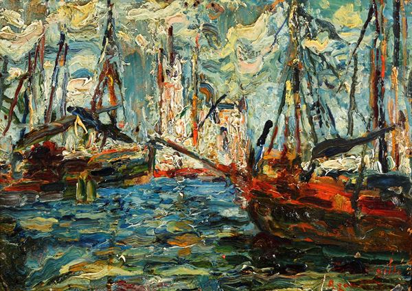 Ermenegildo Agazzi - Porto e barche