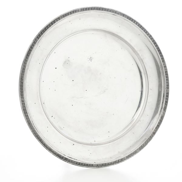 Piatto. Argenteria italiana del XX secolo, argentiere Castaudi & Gautero, Vercelli