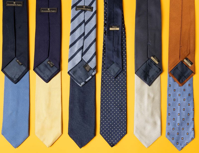 Zegna Lotto 6 cravatte  - Auction Fashion and Accessories for Men - Cambi Casa d'Aste