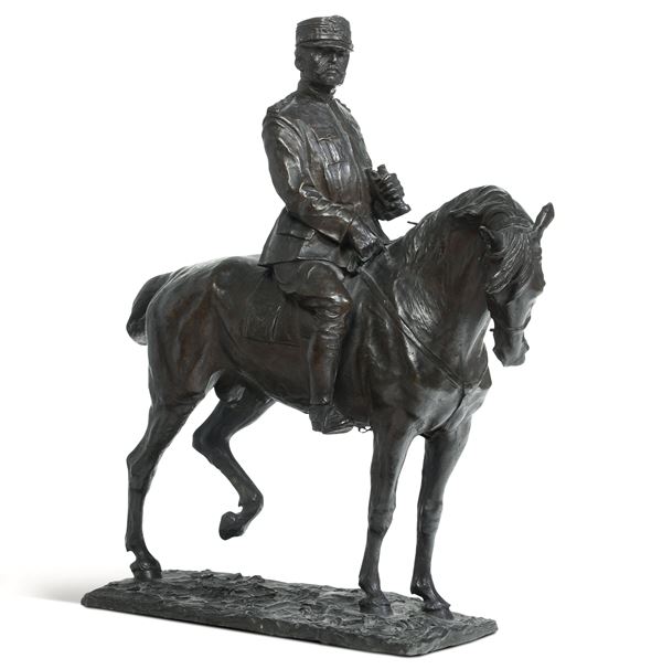 Angelo Malavolti - Italia XX secolo Il generale Cadorna a cavallo