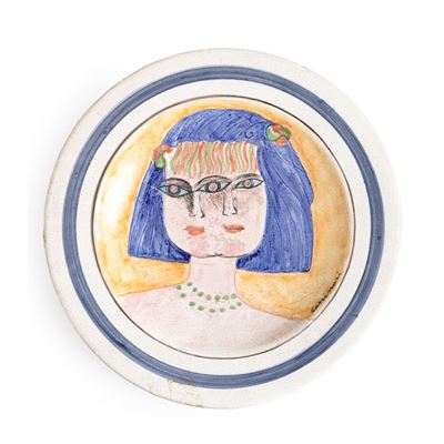 Volto - Piatto in ceramica