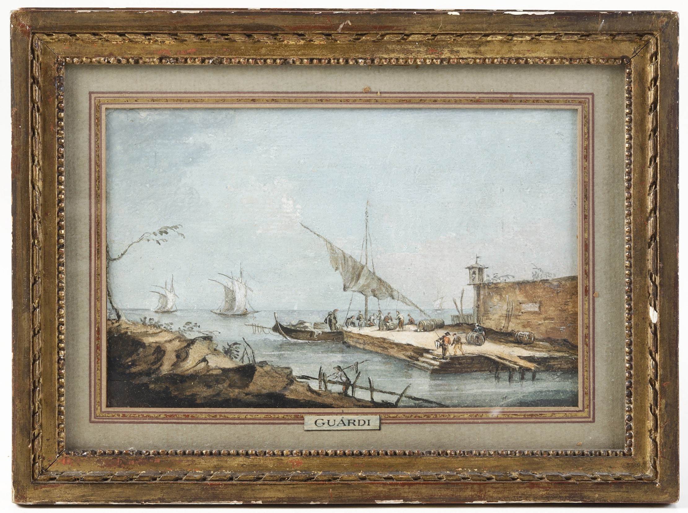 Francesco Guardi - Vedute della Laguna con Figure