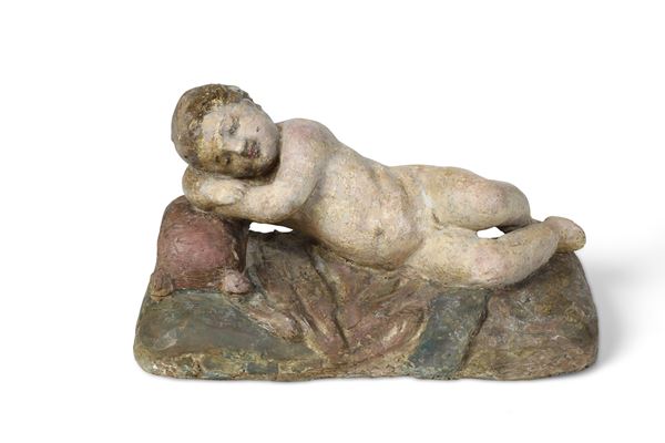 Bimbo dormiente. Italia XVIII-XIX secolo