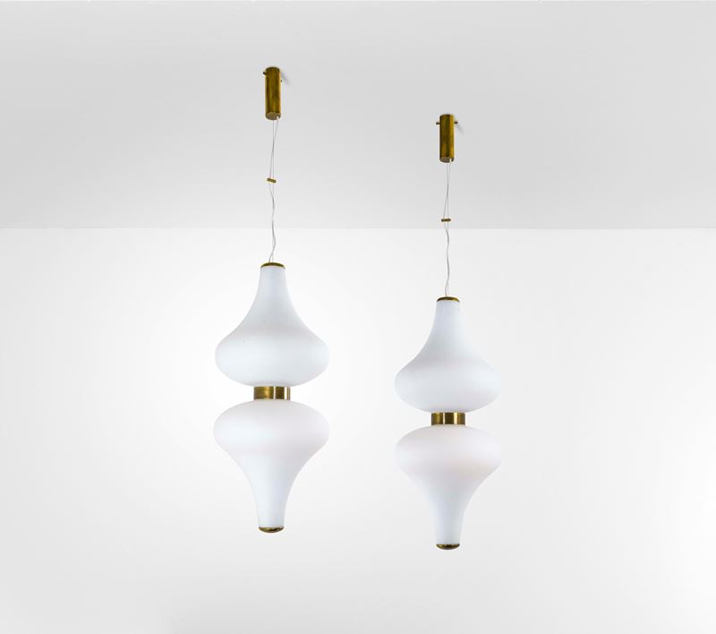 Stilnovo : Due lampade a sospensione  - Asta Design - Cambi Casa d'Aste