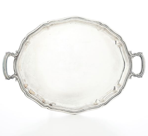 Vassoio. Argenteria italiana del XX secolo, argentiere Castaudi & Gautero, Vercelli