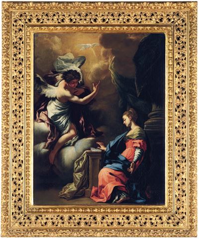 Annunciazione, olio su tela
