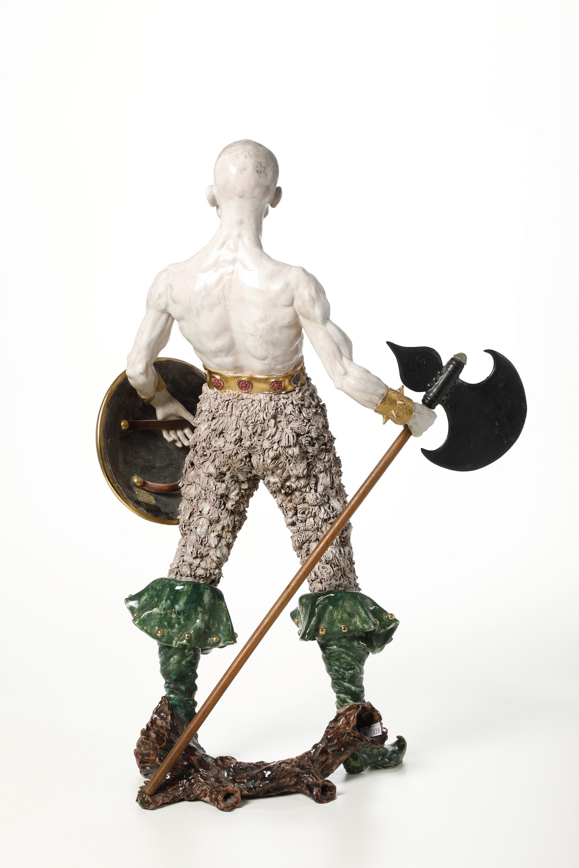 Grande Scultura di Guerriero.firenze, G. Danti, Seconda Metà del XX Secolo.