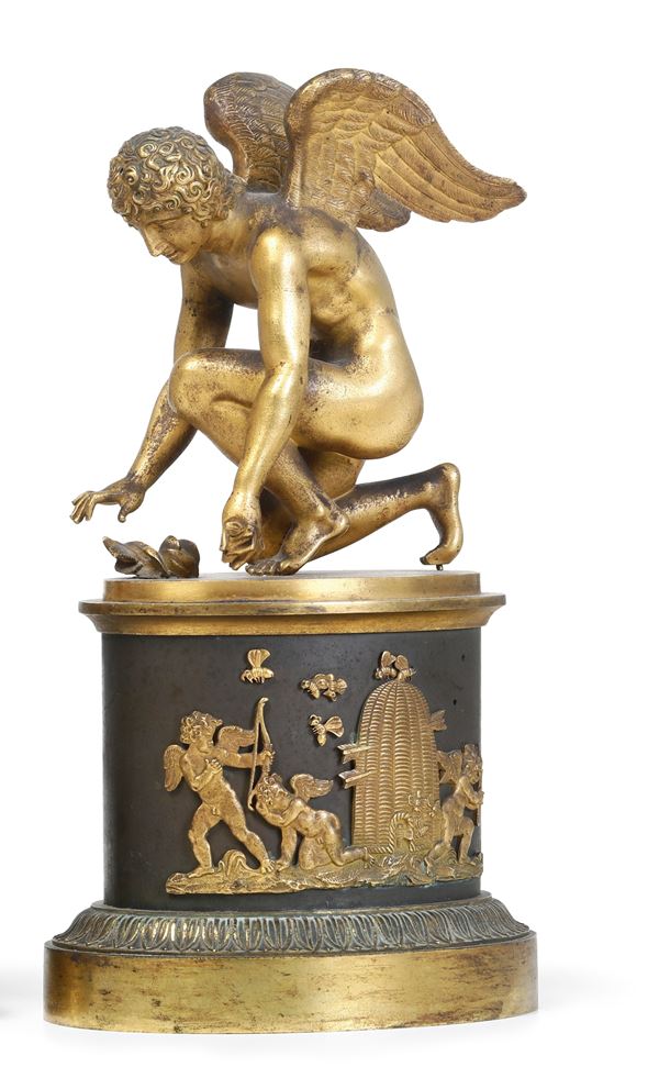 Eros e la farfalla. Arte neoclassica, Francia o Italia, XIX secolo