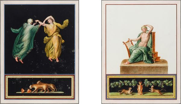 Michelangelo Maestri - Vittoria alata, Menadi danzanti, Apollo citaredo