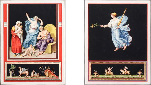 Michelangelo Maestri - La Mercantessa di Amori, Scena dell’infanzia di Eracle, Personificazione