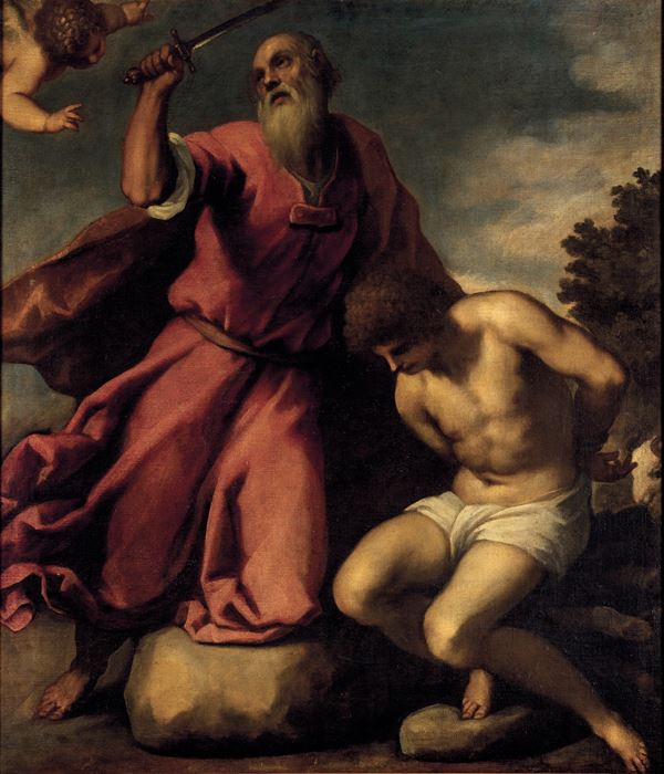 Jacopo Negretti detto Palma il Giovane - Il sacrificio di Isacco