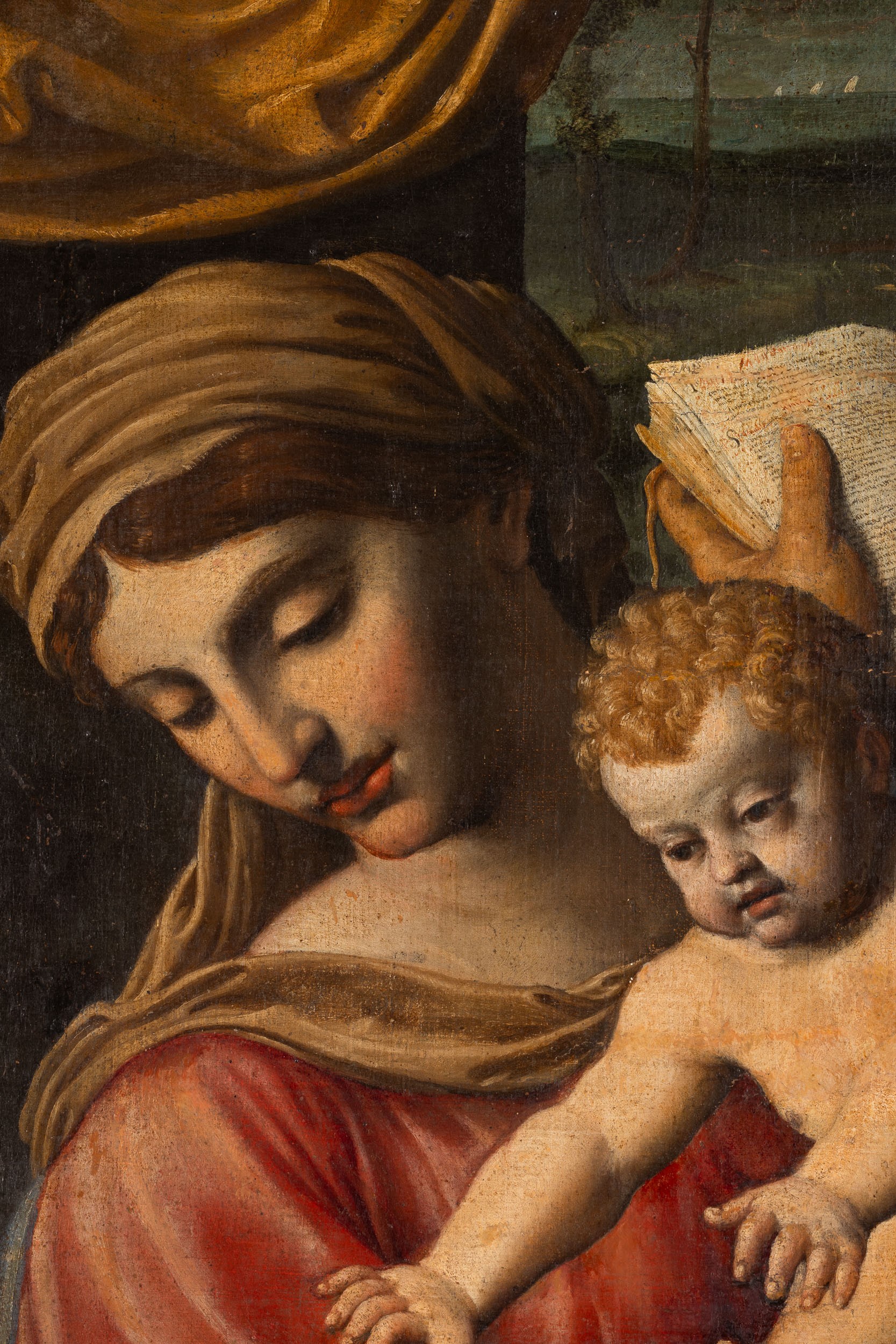 Marcantonio Bassetti - Sacra Famiglia con San Giovannino, olio su tela