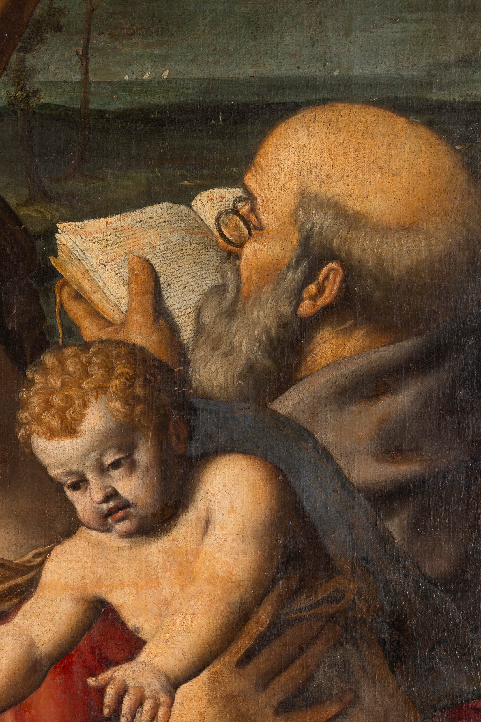 Marcantonio Bassetti - Sacra Famiglia con San Giovannino, olio su tela