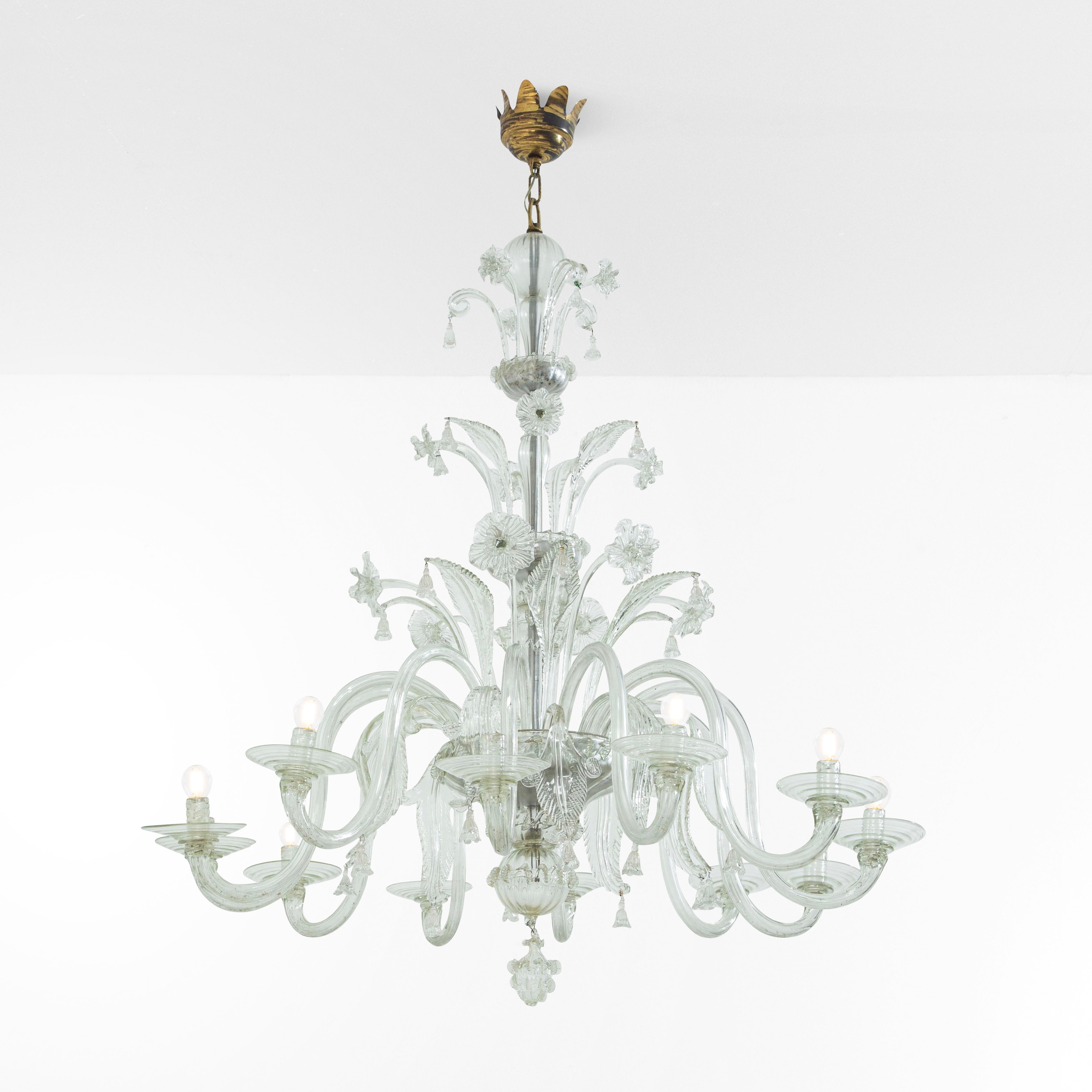 Venini - Grande Lampada a Sospensione Mod. 5074