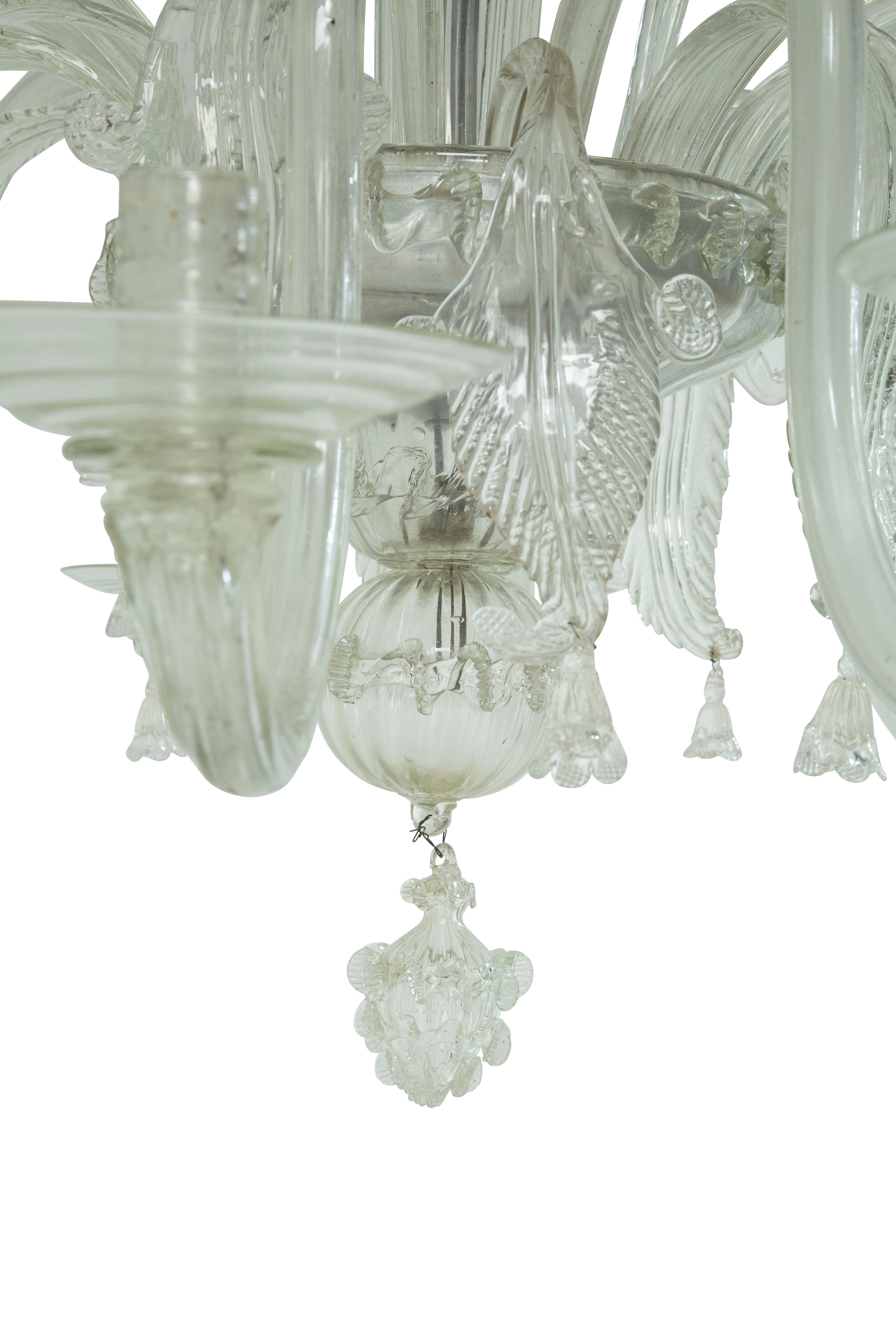 Venini - Grande Lampada a Sospensione Mod. 5074