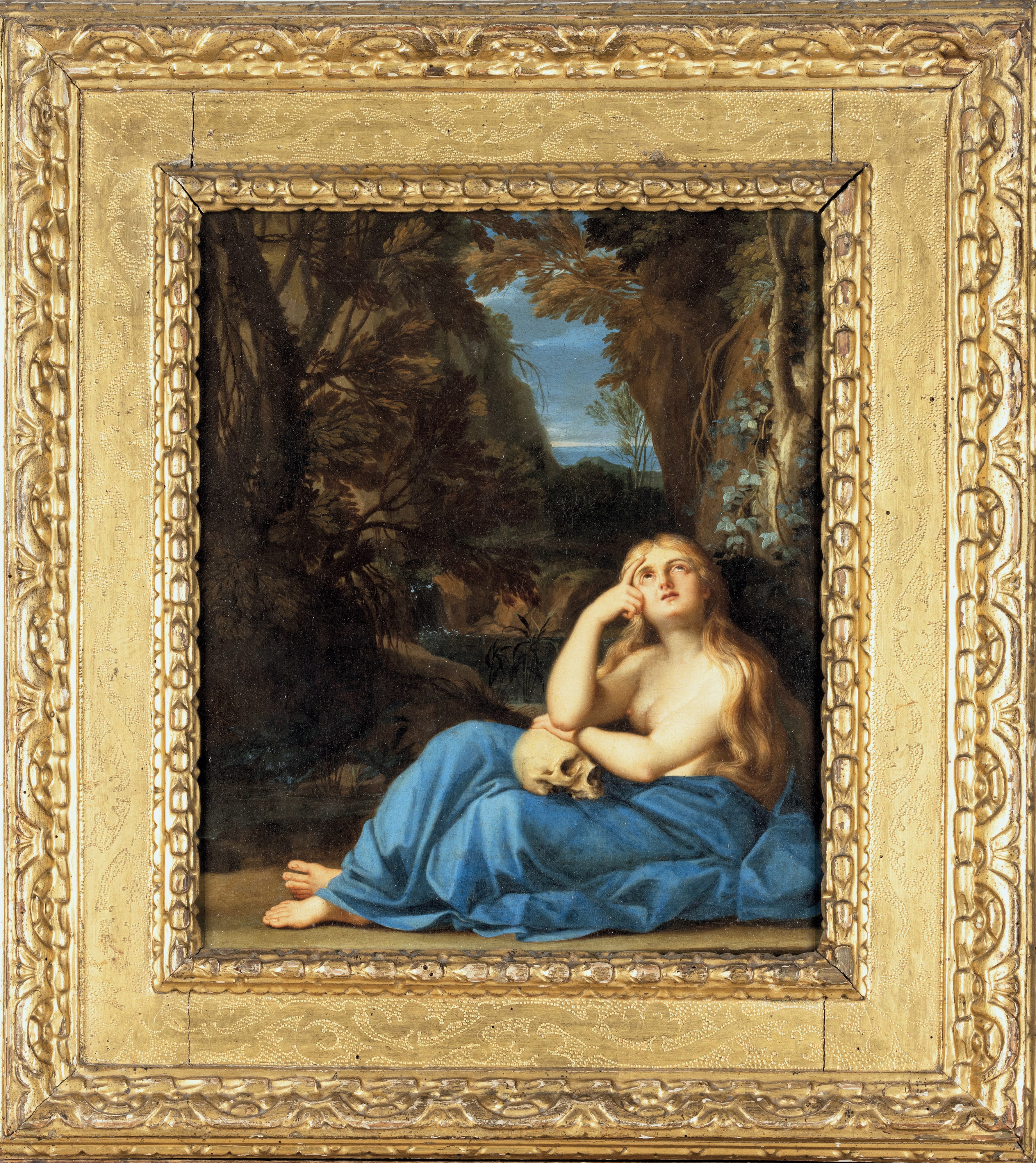 Scuola emiliana del XVI secolo, Maddalena penitente, olio su tela