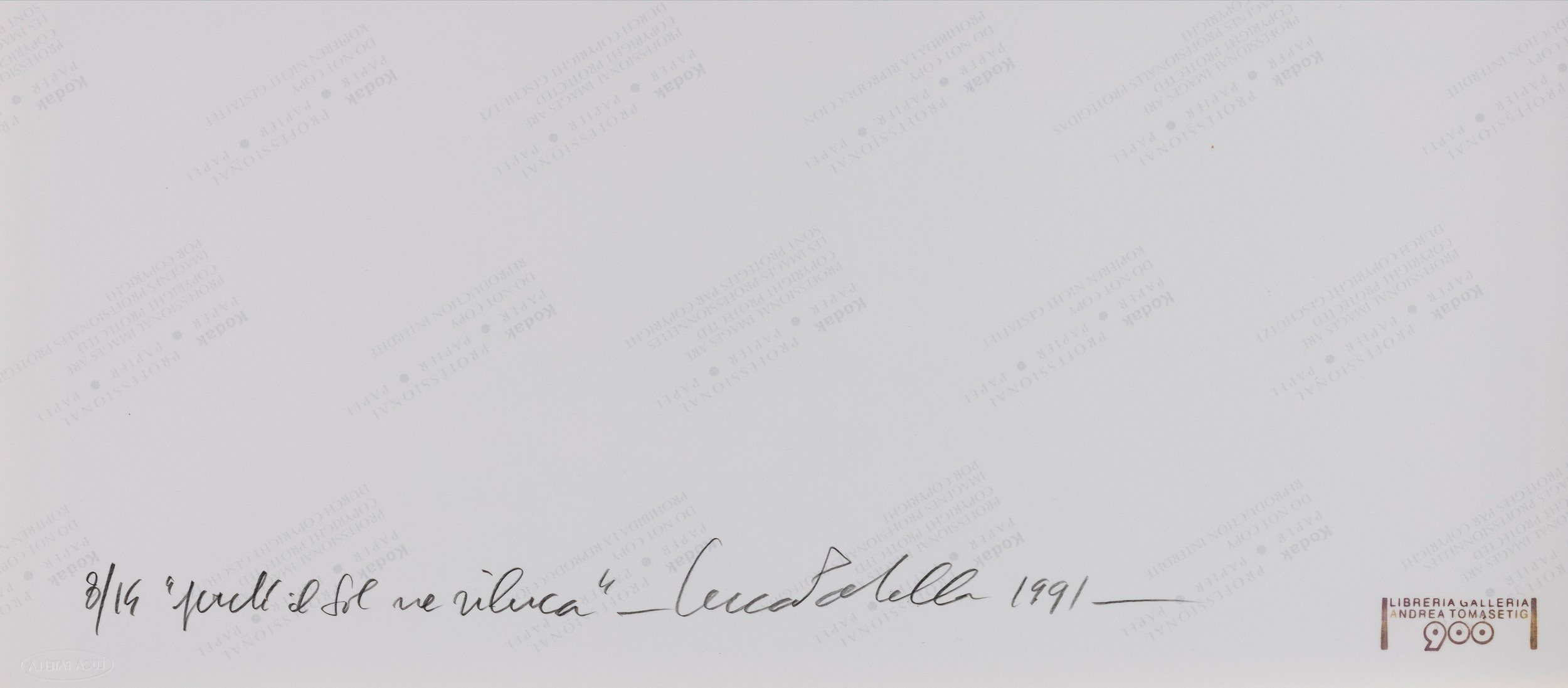 Luca Maria Patella - Perchè il Sol Ne Riluca, i dal Volume "montefolle"