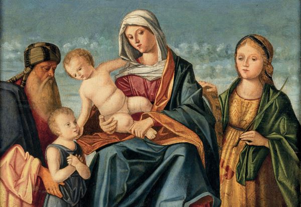 Madonna col Bambino e santi Giovanni Battista, Caterina e Zaccaria