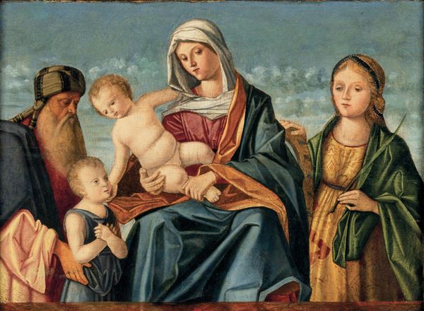 Vincenzo Catena - Madonna col Bambino e santi Giovanni Battista, Caterina e Zaccaria