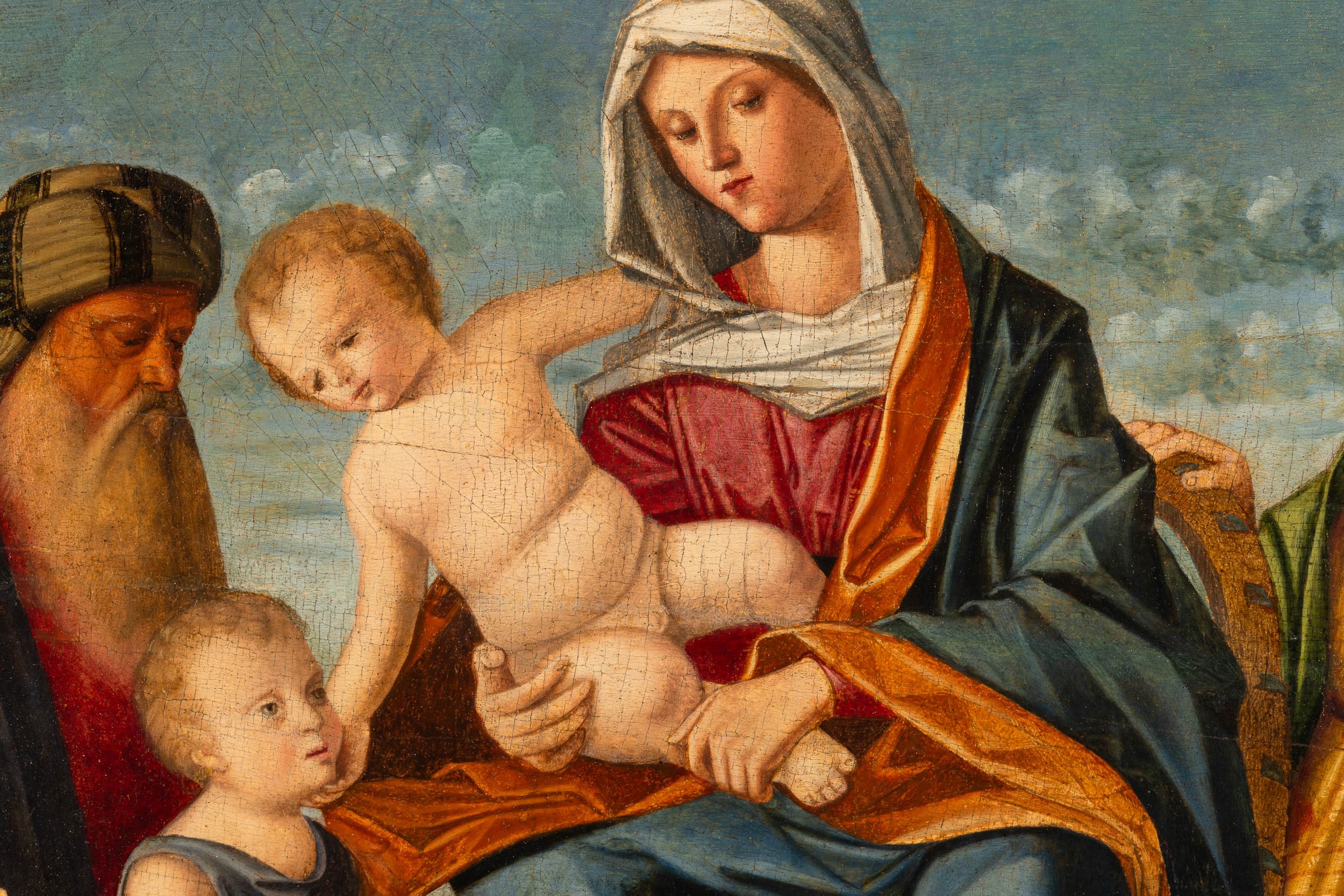 Vincenzo Catena - Madonna col Bambino e santi Giovanni Battista, Caterina e Zaccaria
