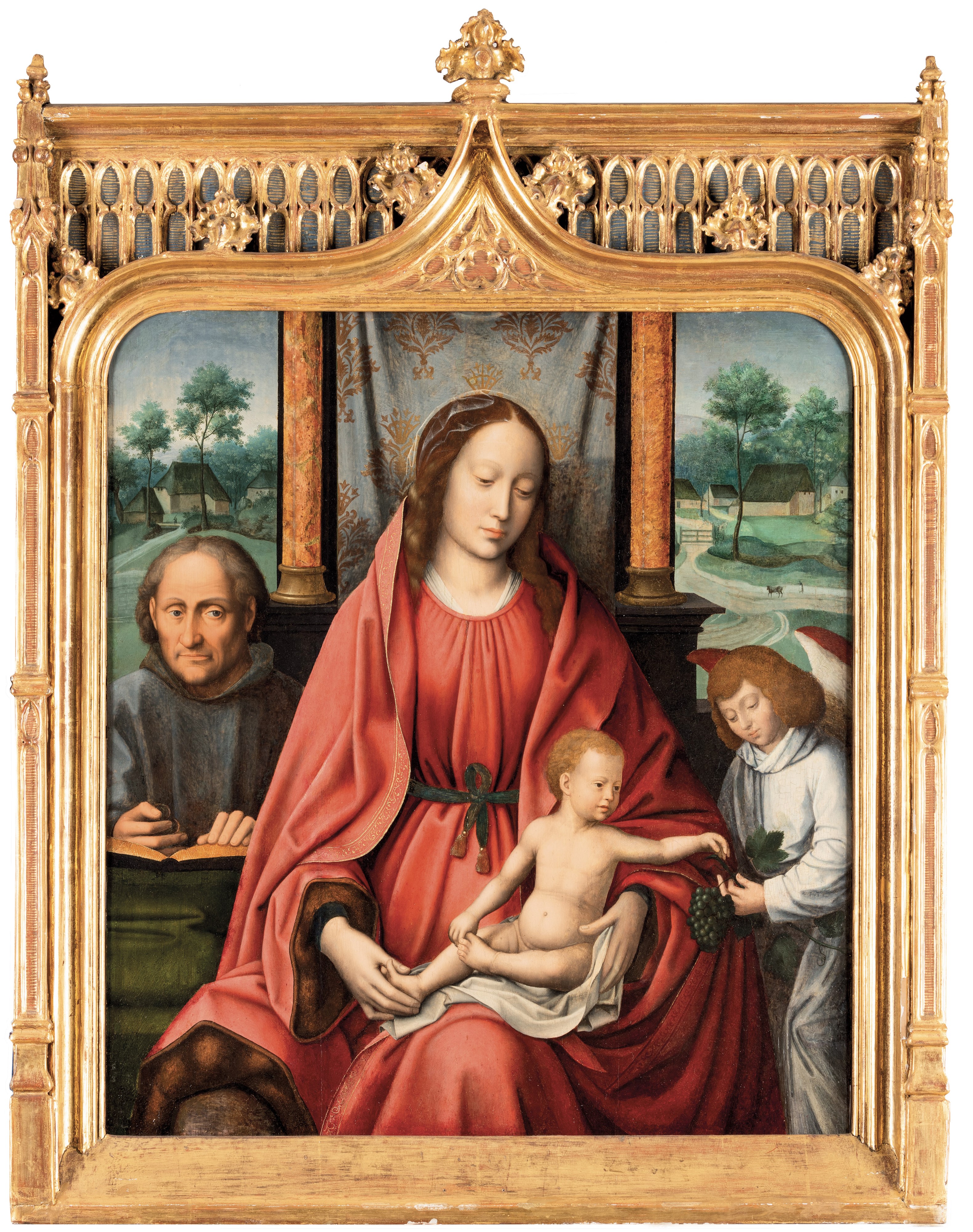 Marcellus Coffermans - Vergine dell'uva, olio su tavola